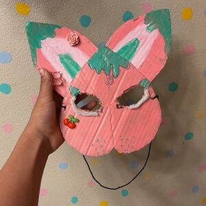 Pink arctic strawberry fox